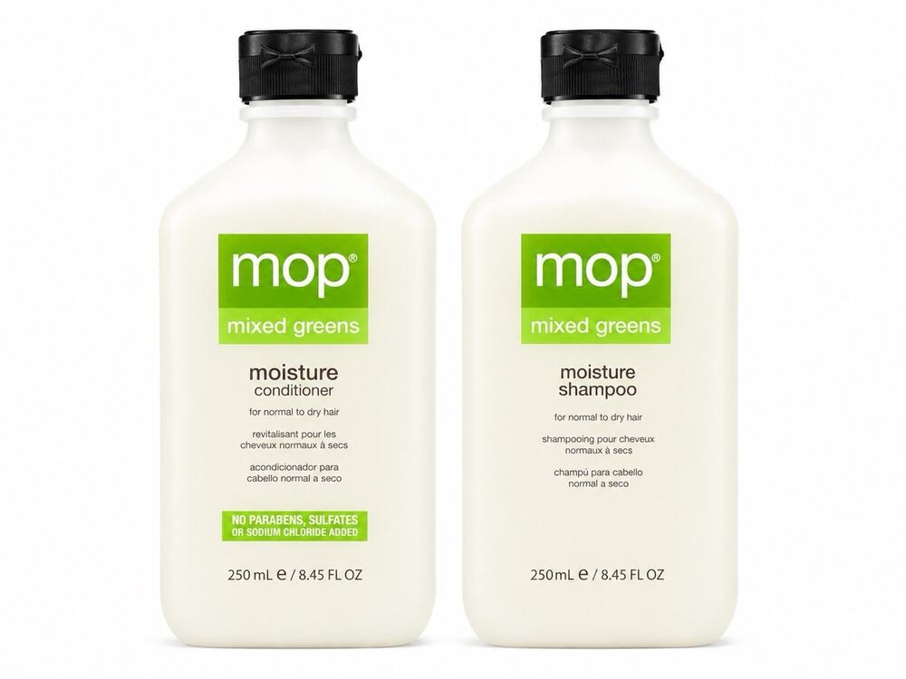 MOP Mixed Greens Moisture Shampoo & Conditioner Duo 8.45 Fl Oz Each Set